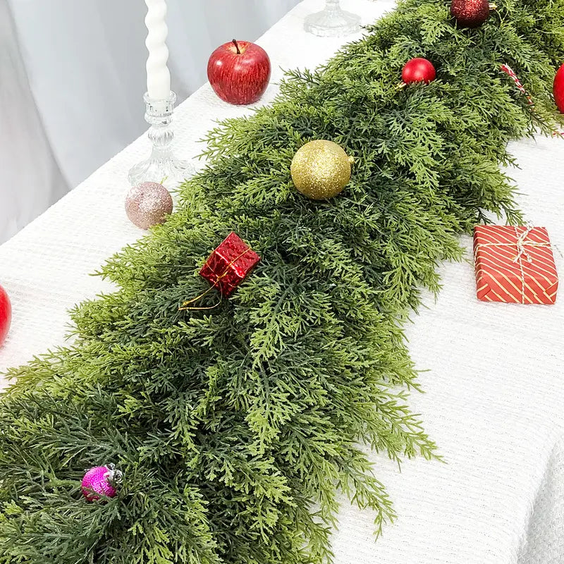 6 FT 2 Pcs Artificial Cedar Garlands