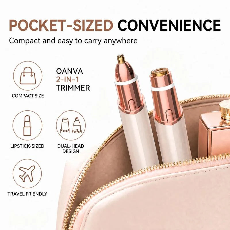 🔥2-in-1 Women's Eyebrow and Facial Hair Removal Device