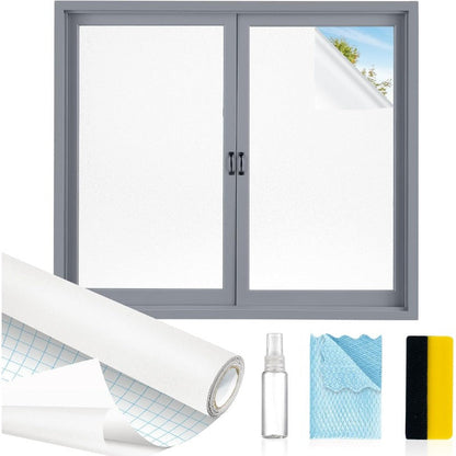 🔥LAST DAY 50% OFF✨One-Way Privacy Window Film – Static Cling Mirror Tint with Full DIY Kit