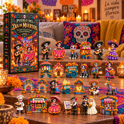 🔥DAY OF THE DEAD KICKOFF 49% OFF - 💀Day of the Dead Village Advent Calendar 2026🎁