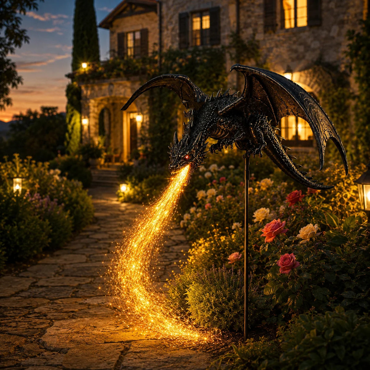 🐉Solar Dragon Fire Garden Light