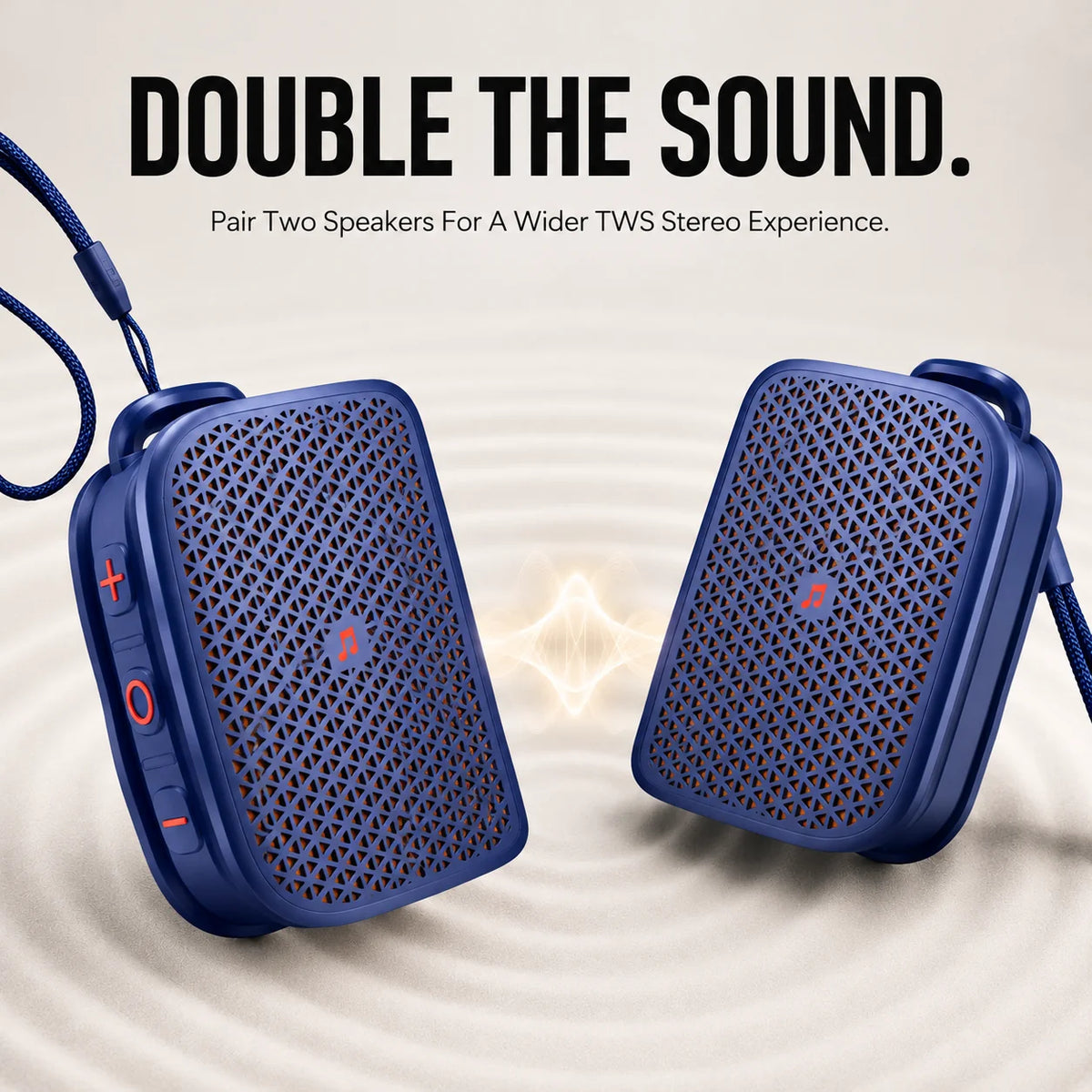 🔊 2026 New Magnetic Clip-On Bluetooth Speaker | IPX7 Waterproof, TWS Stereo & Ultra-Light Wearable Design