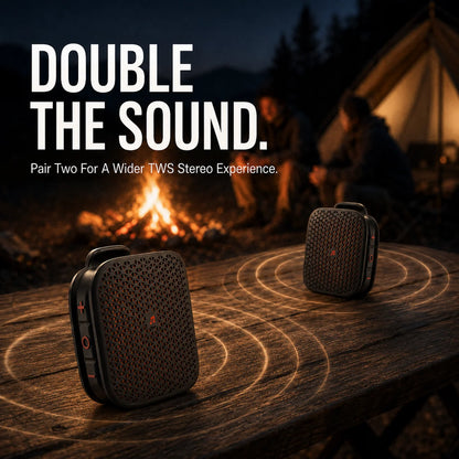 🔊 2026 New Magnetic Clip-On Bluetooth Speaker | IPX7 Waterproof, TWS Stereo & Ultra-Light Wearable Design