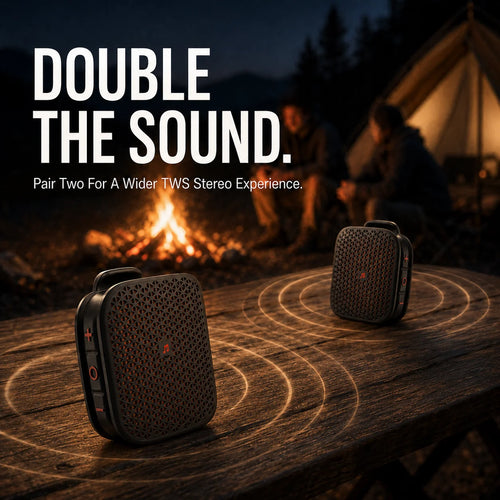 🔊 2026 New Magnetic Clip-On Bluetooth Speaker | IPX7 Waterproof, TWS Stereo & Ultra-Light Wearable Design