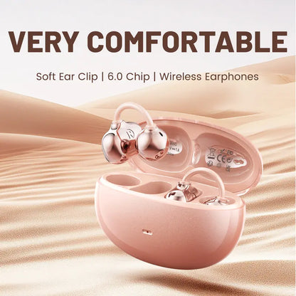 🎧 Open-Ear Clip-On Wireless Earbuds