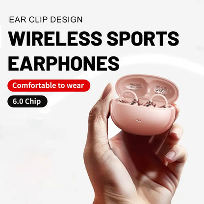🎧 Open-Ear Clip-On Wireless Earbuds