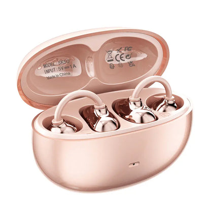 🎧 Open-Ear Clip-On Wireless Earbuds