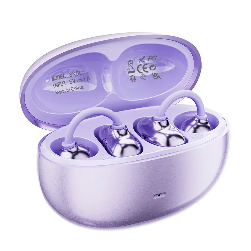 🎧 Open-Ear Clip-On Wireless Earbuds