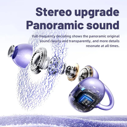 🎧 Open-Ear Clip-On Wireless Earbuds