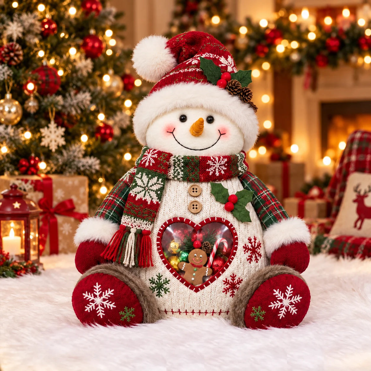 ⏰LAST DAY 50% OFF 💯🎅 Refillable Christmas Figurine Treat Holder