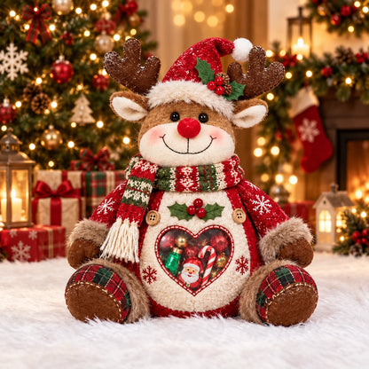 ⏰LAST DAY 50% OFF 💯🎅 Refillable Christmas Figurine Treat Holder