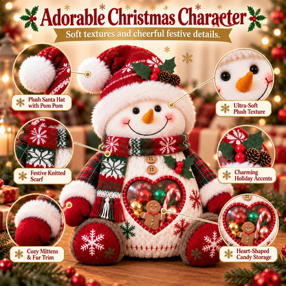 ⏰LAST DAY 50% OFF 💯🎅 Refillable Christmas Figurine Treat Holder