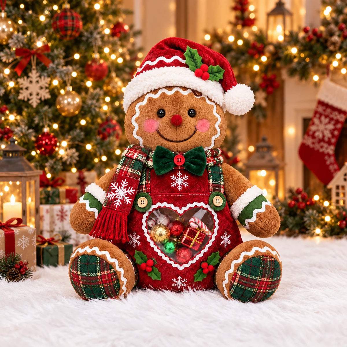 ⏰LAST DAY 50% OFF 💯🎅 Refillable Christmas Figurine Treat Holder