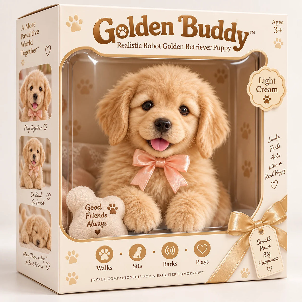 🎄 49% OFF 🐕 Realistic Robotic Golden Retriever Puppy – Interactive Electronic Pet Dog with Lifelike Movements and Adorable Charm