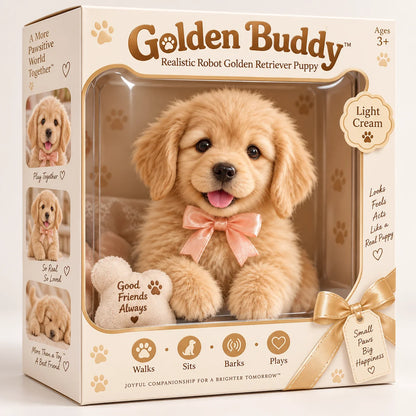 ✨🎄 49% Off – Realistic Robot Golden Retriever Puppy🐾