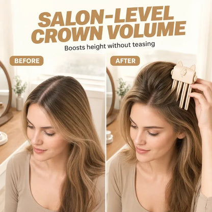 🎉 48K+ Sold 💇 Wireless Heated Root Volumizing Comb – Portable Hair Lifter for Flat & Fine Hair