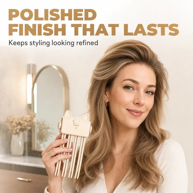 🎉 48K+ Sold 💇 Wireless Heated Root Volumizing Comb – Portable Hair Lifter for Flat & Fine Hair