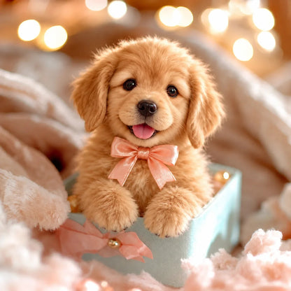 ✨🎄 49% Off – Realistic Robot Golden Retriever Puppy🐾
