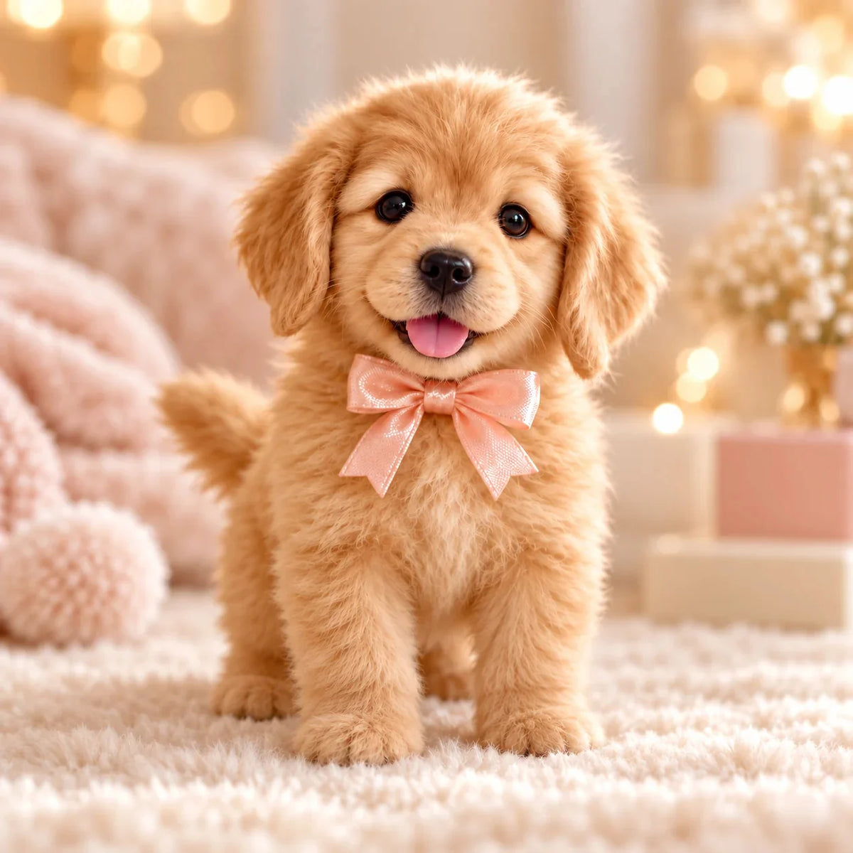 ✨🎄 49% Off – Realistic Robot Golden Retriever Puppy🐾