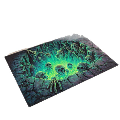 Cross-border visual trap design, durable and easy-to-clean doormat, crystal velvet doormat for home use, entryway mat