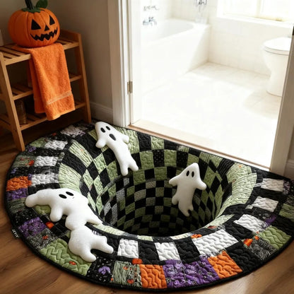 Cross-border visual trap design, durable and easy-to-clean doormat, crystal velvet doormat for home use, entryway mat
