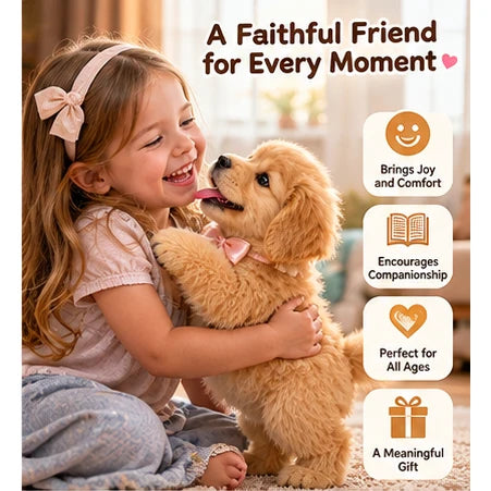 🎄 49% OFF 🐕 Realistic Robotic Golden Retriever Puppy – Interactive Electronic Pet Dog with Lifelike Movements and Adorable Charm
