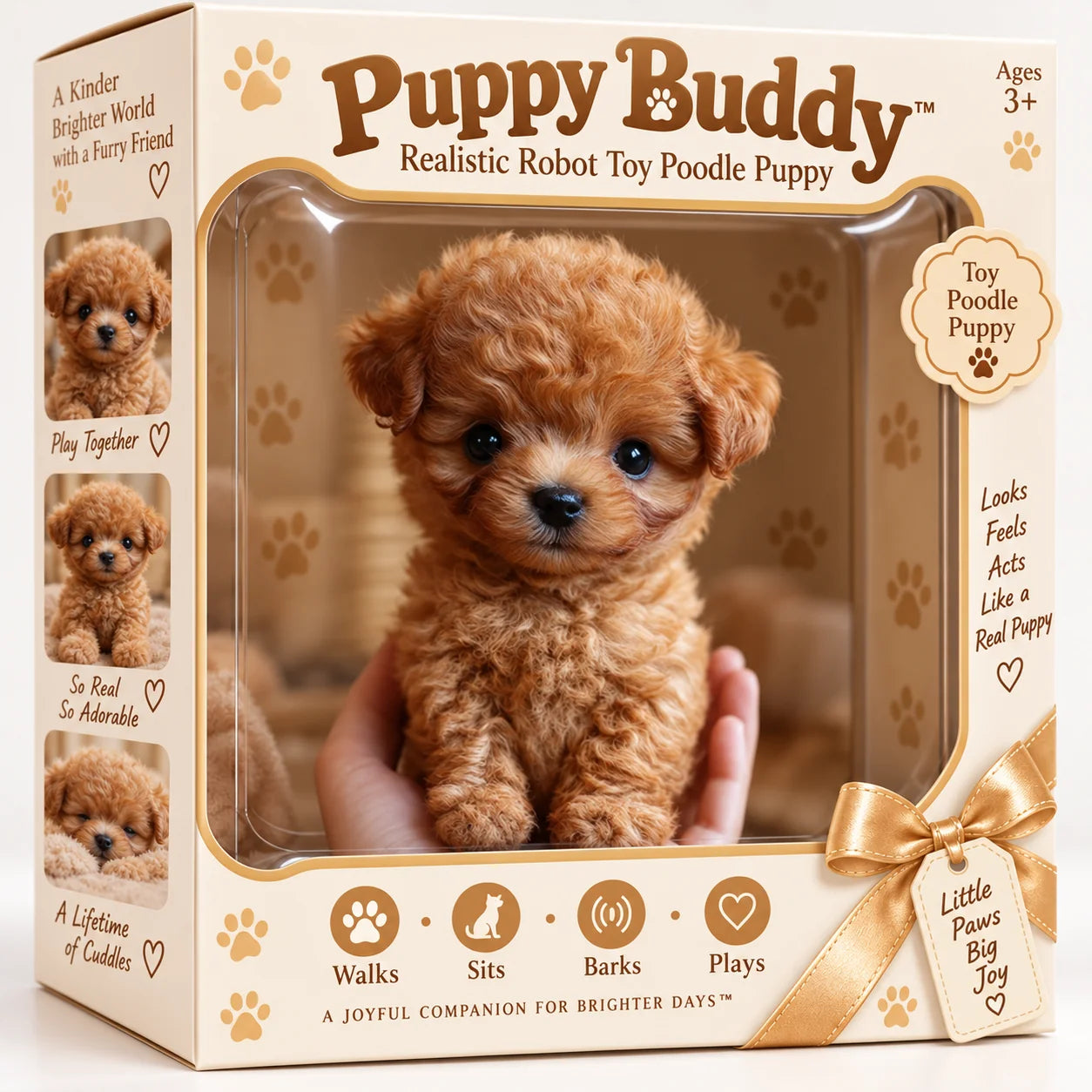 ✨ Custom Edition – Dark Brown Poodle 🧸🐩