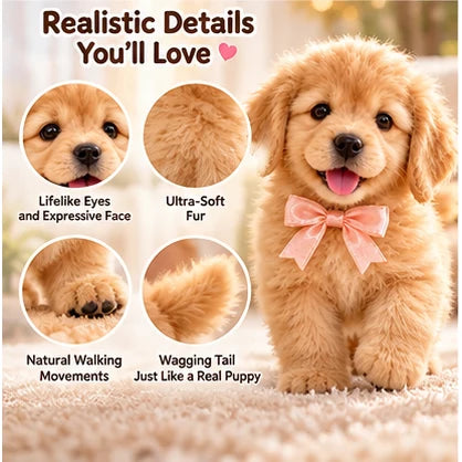 🎄 49% OFF 🐕 Realistic Robotic Golden Retriever Puppy – Interactive Electronic Pet Dog with Lifelike Movements and Adorable Charm