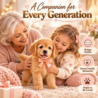 🎄 49% OFF 🐕 Realistic Robotic Golden Retriever Puppy – Interactive Electronic Pet Dog with Lifelike Movements and Adorable Charm