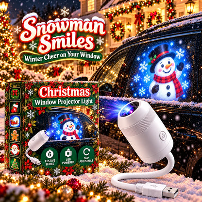 🎅 Christmas Car Projector Lights ✨ Festive Holiday LED Lighting for Your Car