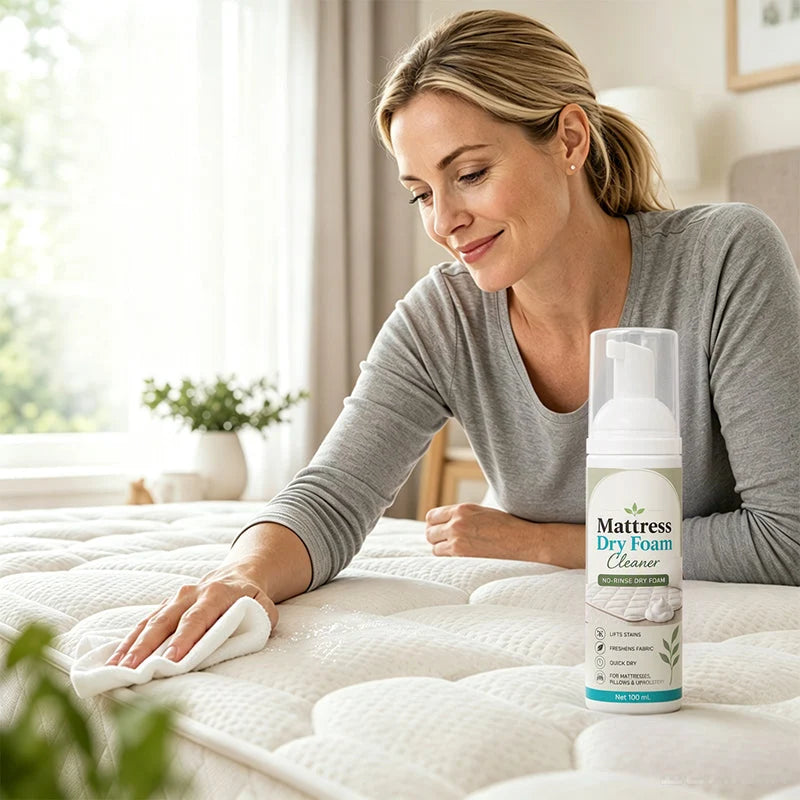 🔥 Last Day 49% OFF – Powerful Foam Cleaner for Mattresses & Upholstery | Deep Clean Without Rinsing 🛏️✨