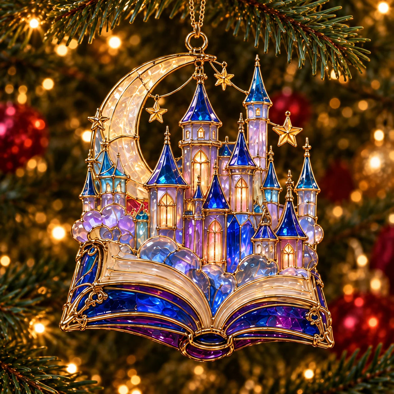 🏰🌙 Moonlight Fairy Tale Castle