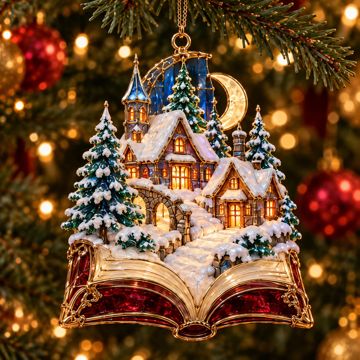 ❄️🏡 Snowy Christmas Storybook Village