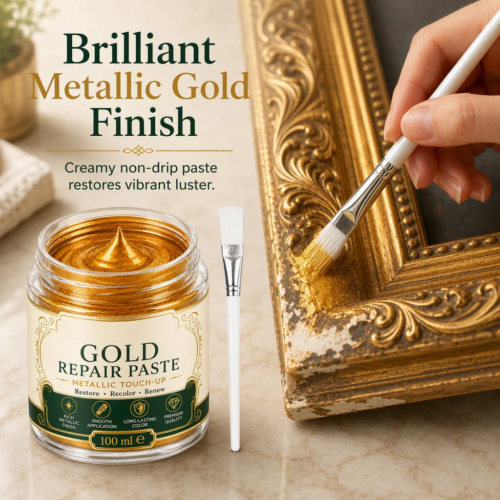 ✨Gold Metallic Refinishing Repair Paste- Home Decor Restoration Kit 🎨