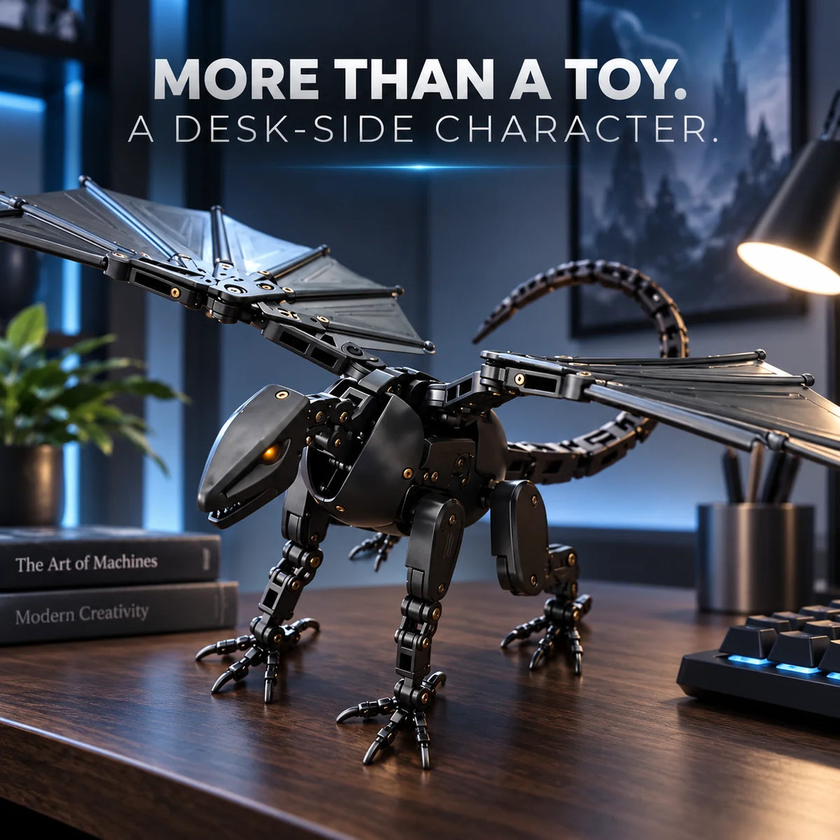 🐉 DragonMorph – Transforming Mechanical Dragon Egg Toy with Folding Wings & Intricate Armor Details 🥚⚙️