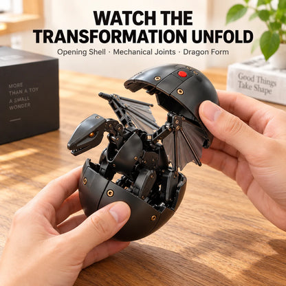 🐉 DragonMorph – Transforming Mechanical Dragon Egg Toy with Folding Wings & Intricate Armor Details 🥚⚙️