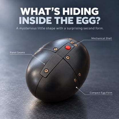 🐉 DragonMorph – Transforming Mechanical Dragon Egg Toy with Folding Wings & Intricate Armor Details 🥚⚙️