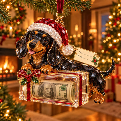 🎄✨2026 Crystal-Style Christmas Money Holder Ornaments – 20 Festive Designs with Gift Tags