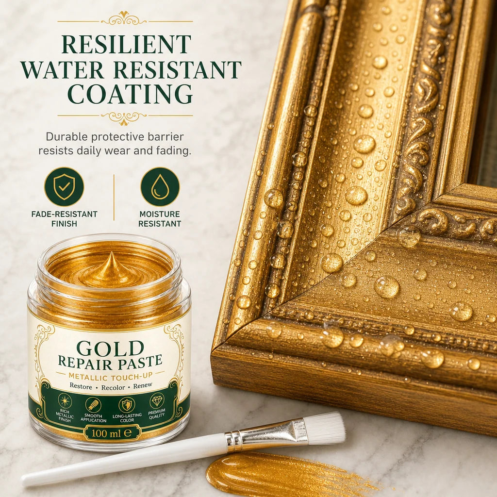 ✨Gold Metallic Refinishing Repair Paste- Home Decor Restoration Kit 🎨