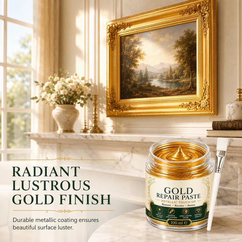 ✨Gold Metallic Refinishing Repair Paste- Home Decor Restoration Kit 🎨