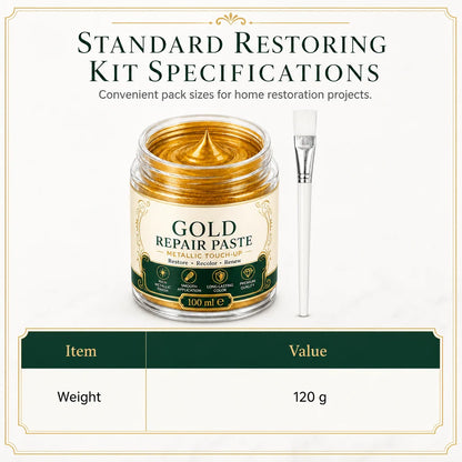 ✨Gold Metallic Refinishing Repair Paste- Home Decor Restoration Kit 🎨