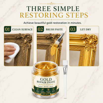 ✨Gold Metallic Refinishing Repair Paste- Home Decor Restoration Kit 🎨