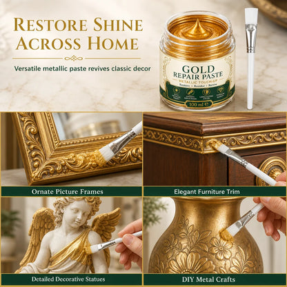 ✨Gold Metallic Refinishing Repair Paste- Home Decor Restoration Kit 🎨