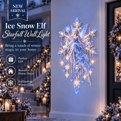 🔥LAST DAY 50% OFF-❄️Ice Snow Elf Starfall Wall Light