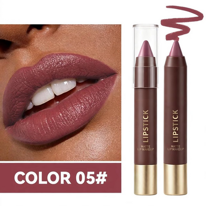 Long-lasting Matte Brown Lipstick