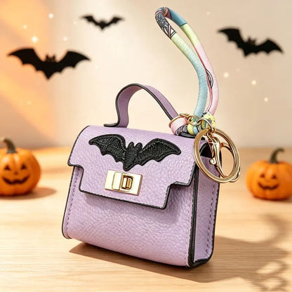 🎀 Cute Mini Leather Bag Keychain – Chic & Colorful Bag Charm ✨
