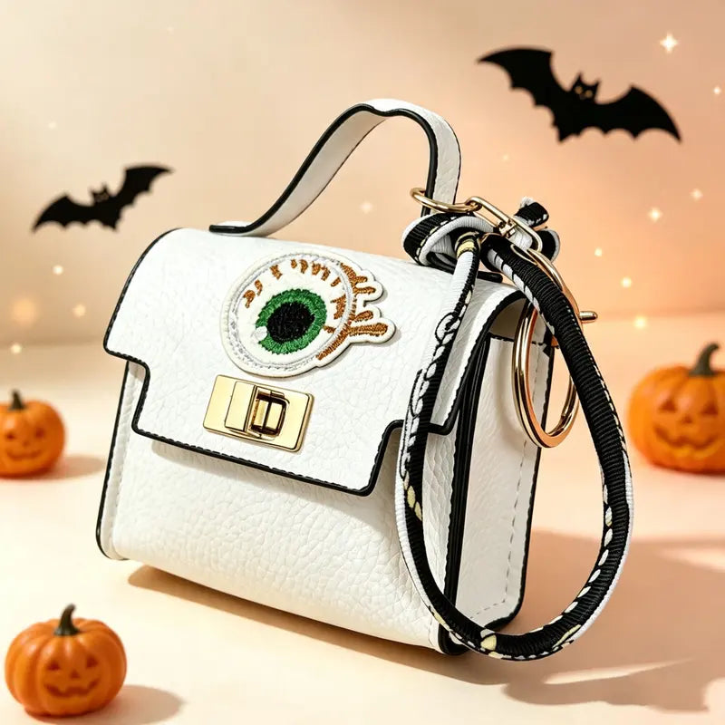 🎀 Cute Mini Leather Bag Keychain – Chic & Colorful Bag Charm ✨
