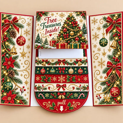 ⏰2026 New 🎅💳 Waterfall Christmas Gift Card Booklet ✨