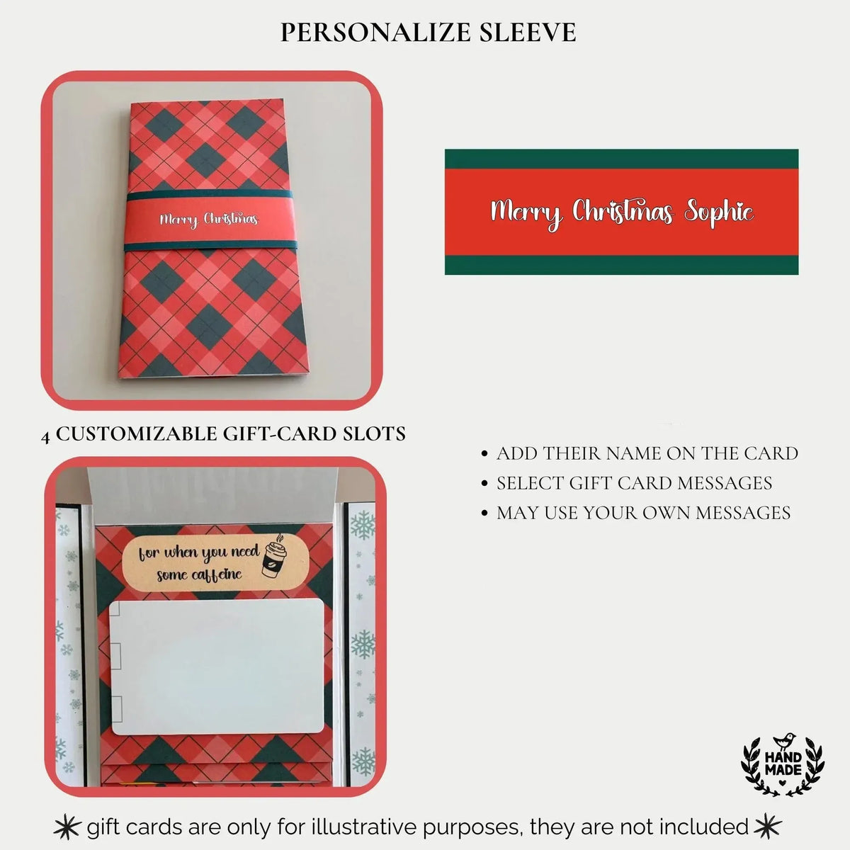 🎅💳 Holiday Gift Card Booklet (4-Pack) – The Waterfall Christmas Surprise ✨