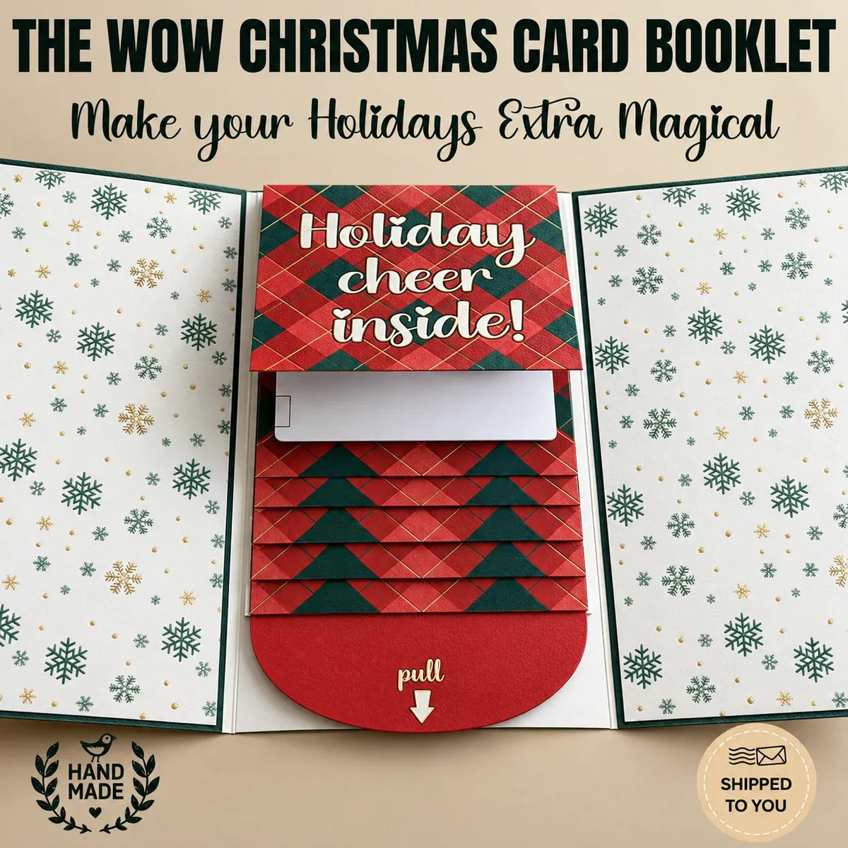 🎅💳 Holiday Gift Card Booklet (4-Pack) – The Waterfall Christmas Surprise ✨